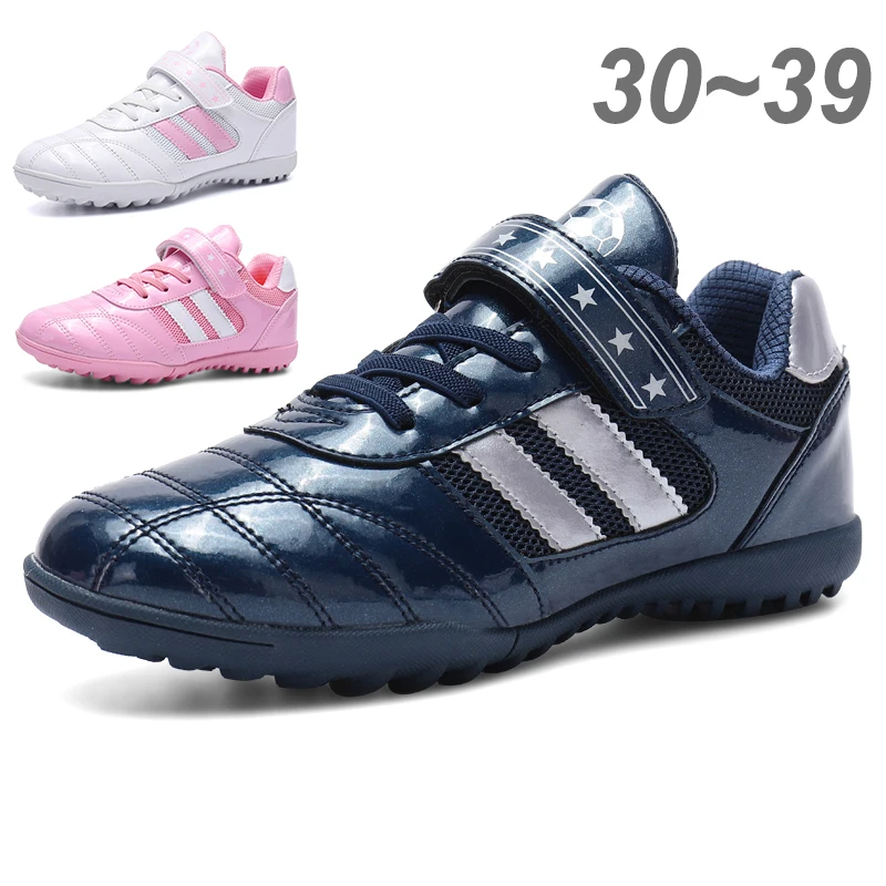 

Children 30-39 Football Shoes Kids Original Indoor Outdoor Turf Soccer Boots Boys Girls AG TF Cleats Training Running Sneakers