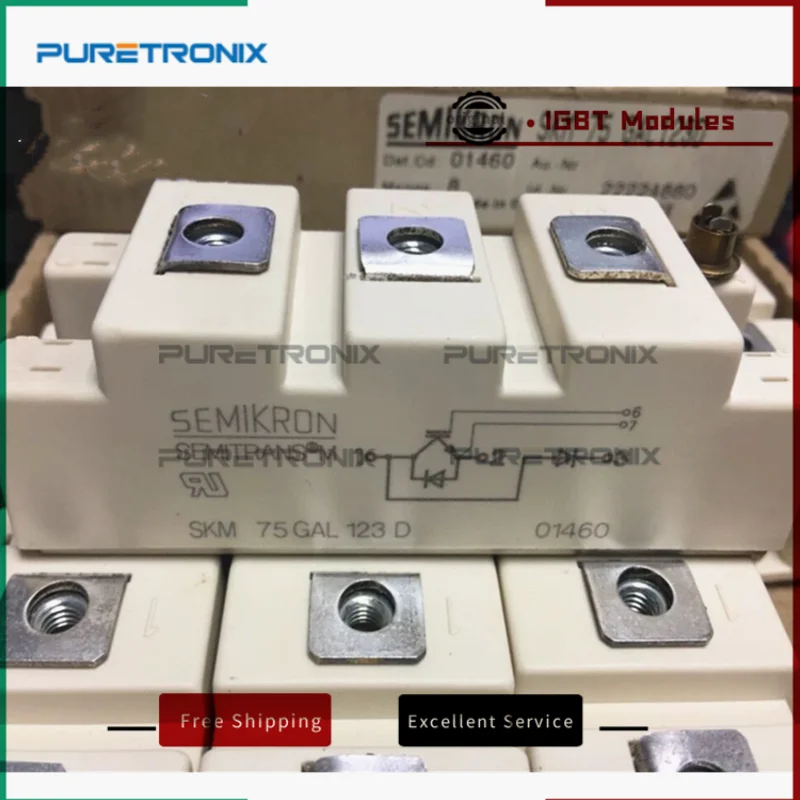 Новый оригинальный модуль SKM75GAL123D SKM75GAL128D