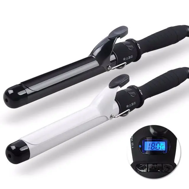 

LCD Hair Curler Adjustment Temperature Negative Hair Curl Irons Curling Wand Professional Roller Hair Styling Tools