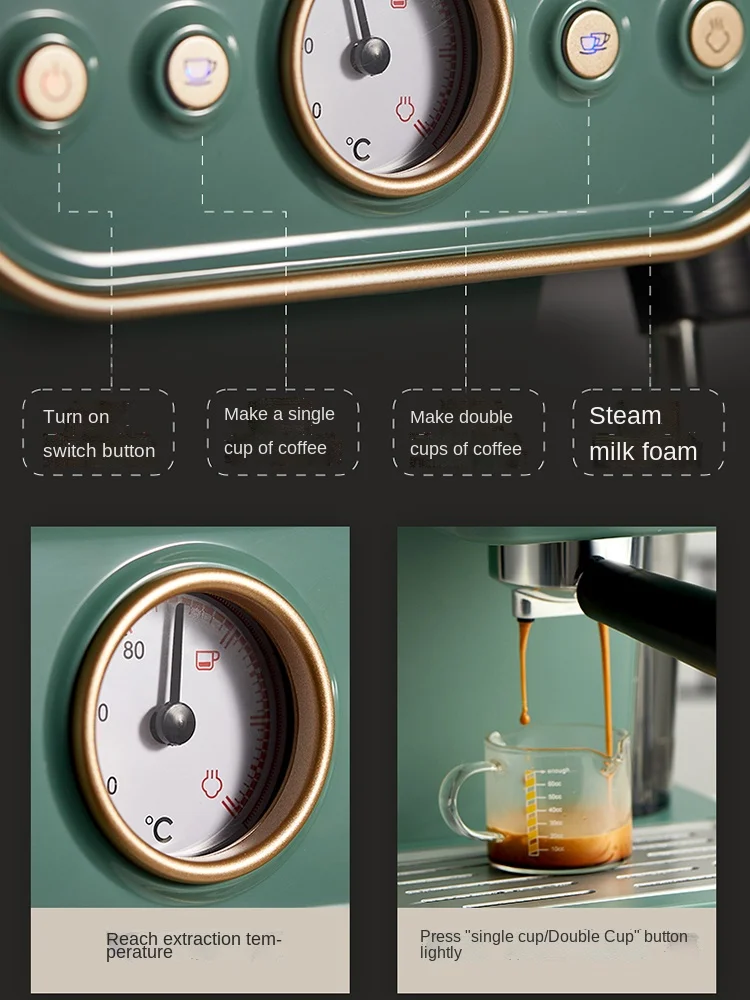 

YY Full & Semi Automatic Office 20bar Steam Frothed Milk Integrated