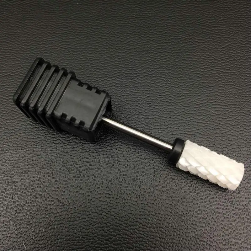 Керамическая фреза для ногтей с большим цилиндром 1 шт. электрической дрели пилка