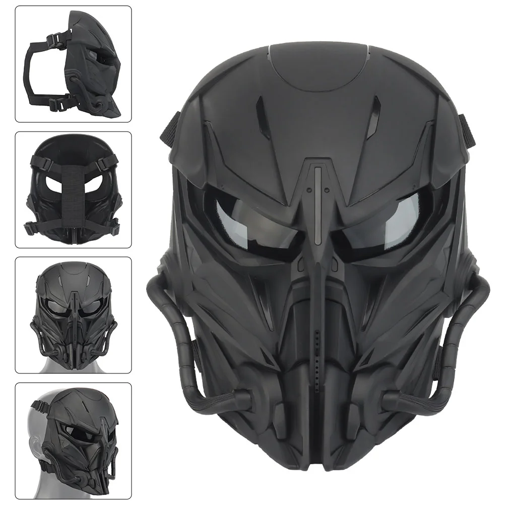 

Adjustable Decorative Mask Face Protective Mask Outdoor Game Facial Guard