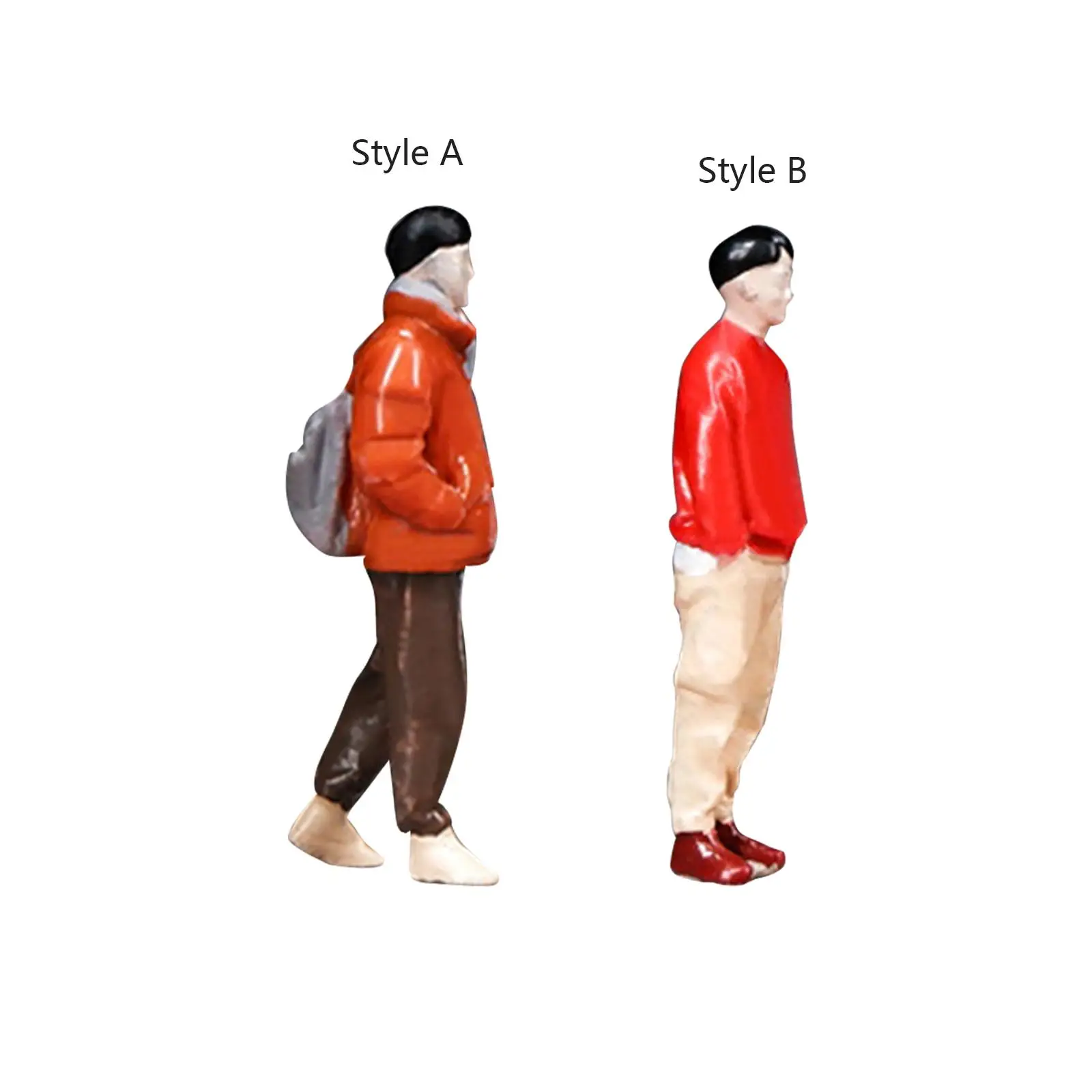 

Полимерные фигурки для людей в масштабе 1/64, модель для миниатюрных людей, украшение для проектов «сделай сам», сцена «сделай сам», Диона, мак...