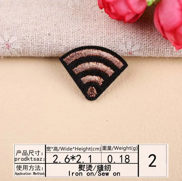 Новое поступление 10 шт. мини-размер золотая нить вышитые нашивки железный мотив