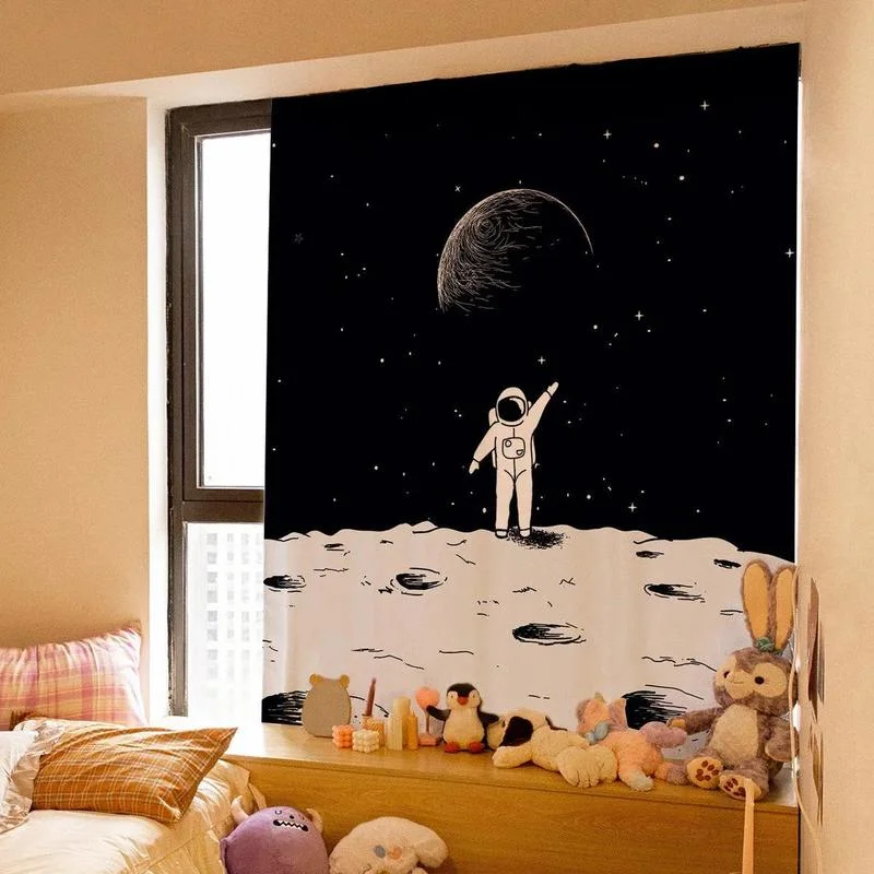 Симпатичные занавески на липучке для гостиной общежития Простые короткие шторы