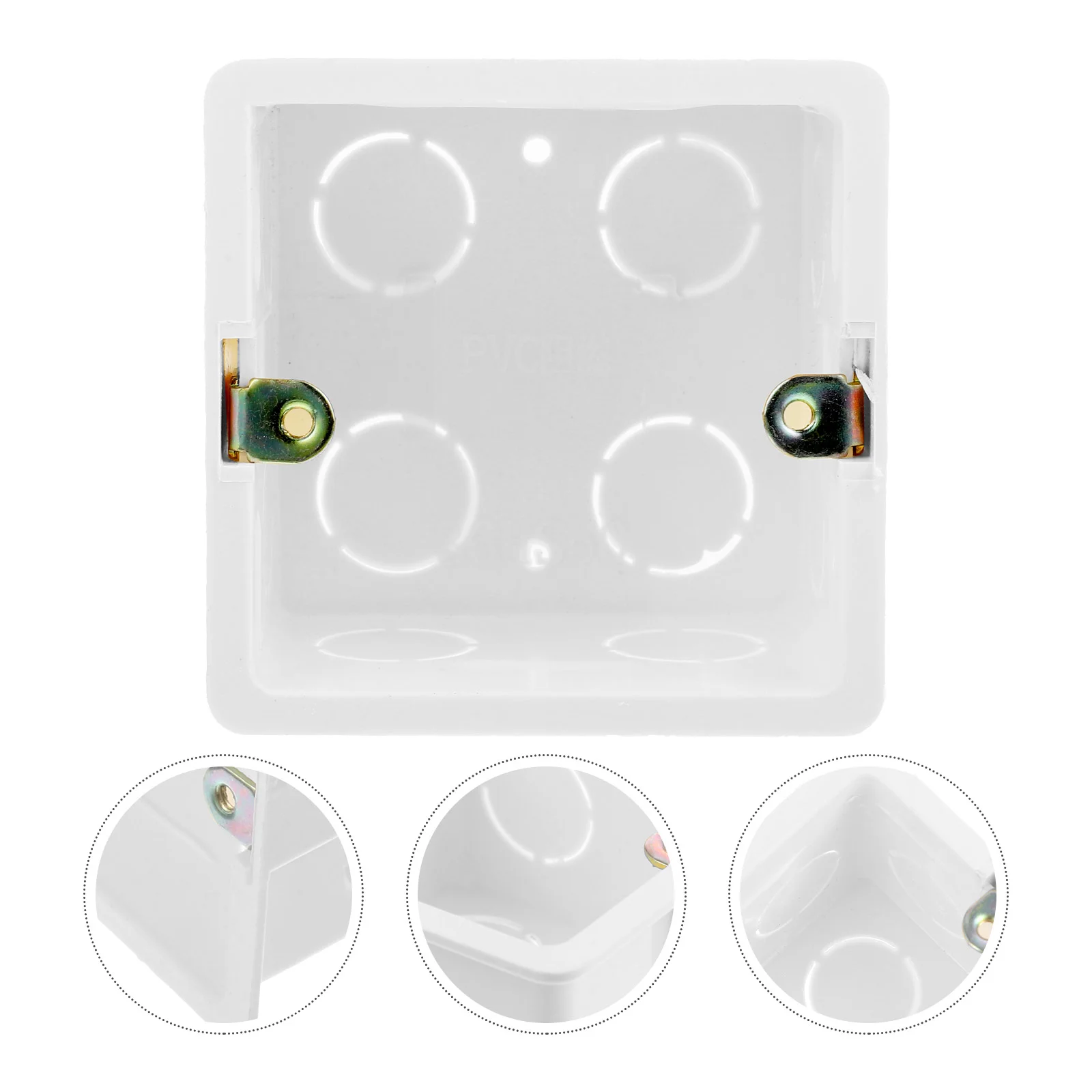 

10pcs Wall Mounted Junction Box Switch Wiring Socket Wall Boxes Junction Boxes