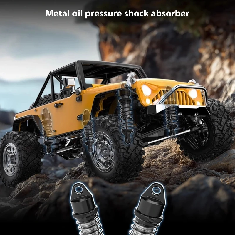 MJX H12Y 1/12 RC Crawler Car Brushless Motor Aluminum Alloy Body Metal Shock Absorbers Gears RTR Climbing Full ScaleRC