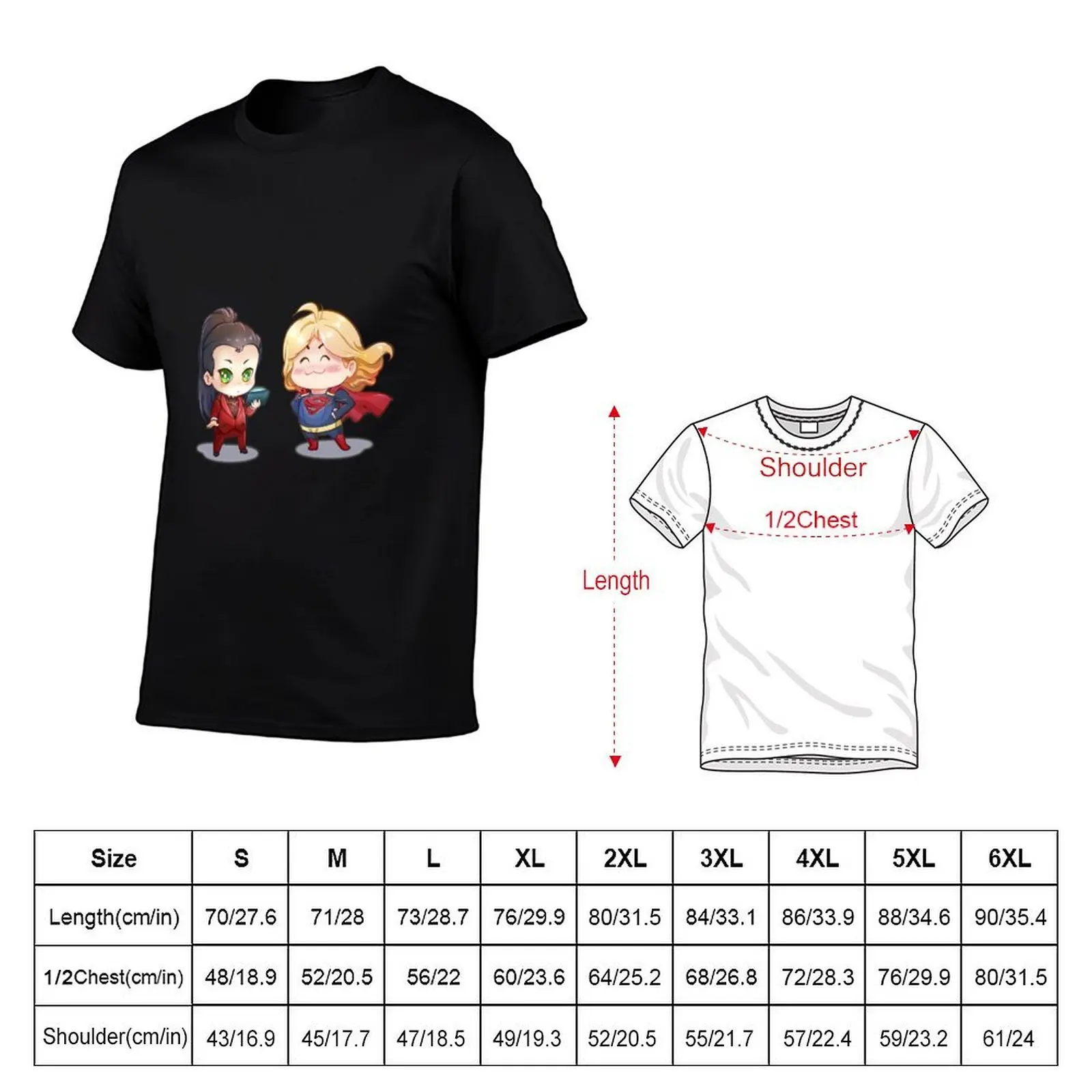 Футболка Supercorp Chibi, мужская футболка, роскошная футболка (art.: 3920dd00dd59d) - 3920dd00dd59d