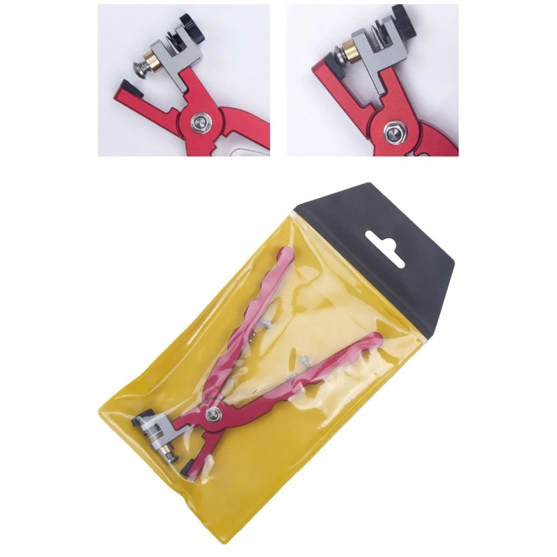 Punch Pliers with Beautiful Appearance Watch Band Leather Strap Wrist Belt Hole Tool Cutting Pliers Watch Repair Tool 85WC