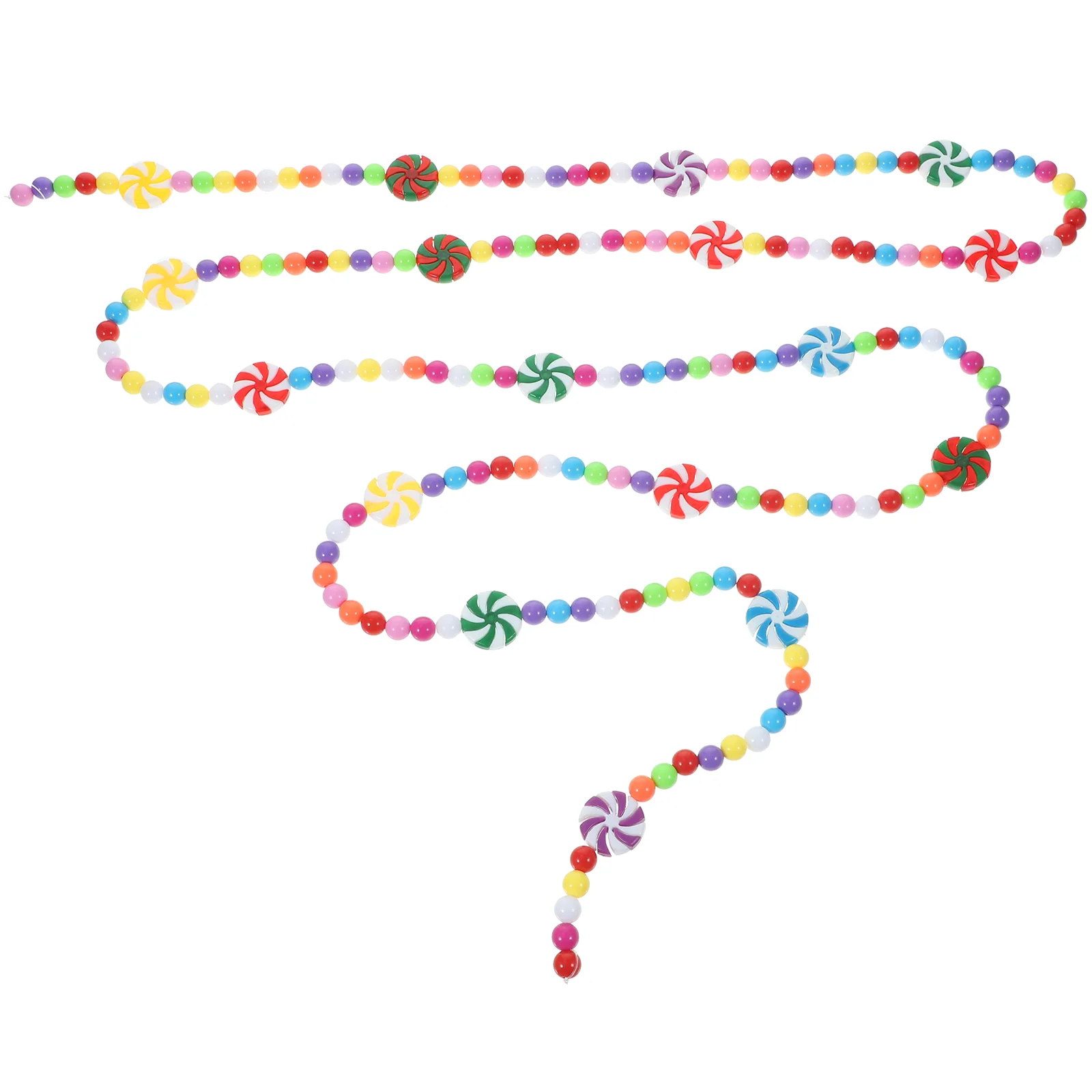 

Candy Beaded Garland Christmas Pendant Christmas Candy Bead Garland Ornament for Christmas Tree Fireplace Wreath Decoration