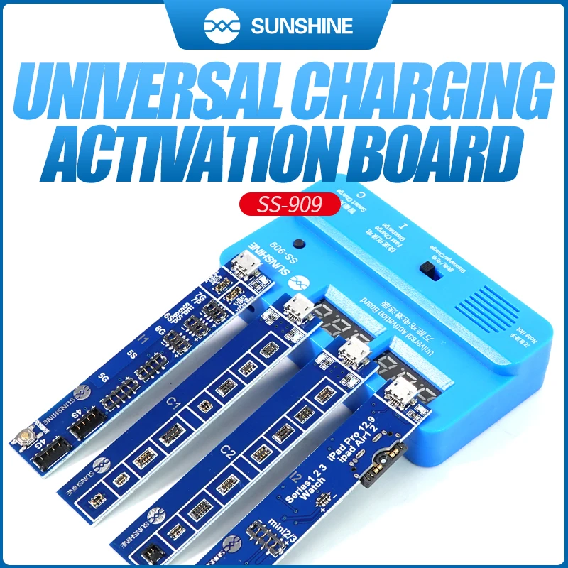 

Universal Battery Activation Circuit Board Ss-909 Phone Battery Charger For Iphone Samsung Huawei Xiaomi Ipad Battery Tester