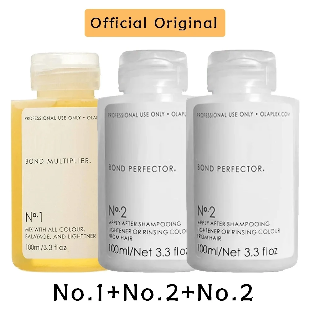 

3PCS Original No.1+No.2+No.2 Hair Care Set Conditioner Mask Repair Broken Hair Brightening and Nourishing Improve Restlessness