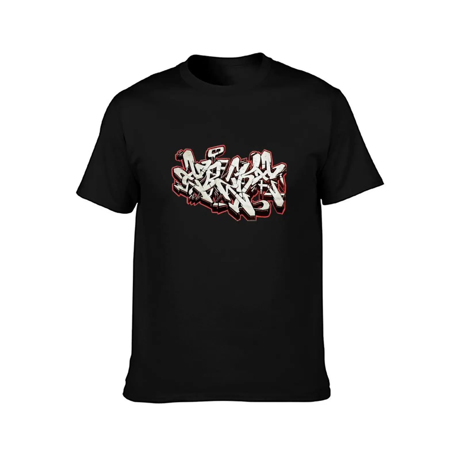 Фото Футболка EBZKE BY ESONE URBAN GRAFFITI STREET STYLE, спортивная повседневная хлопковая футболка с короткими рукавами №2