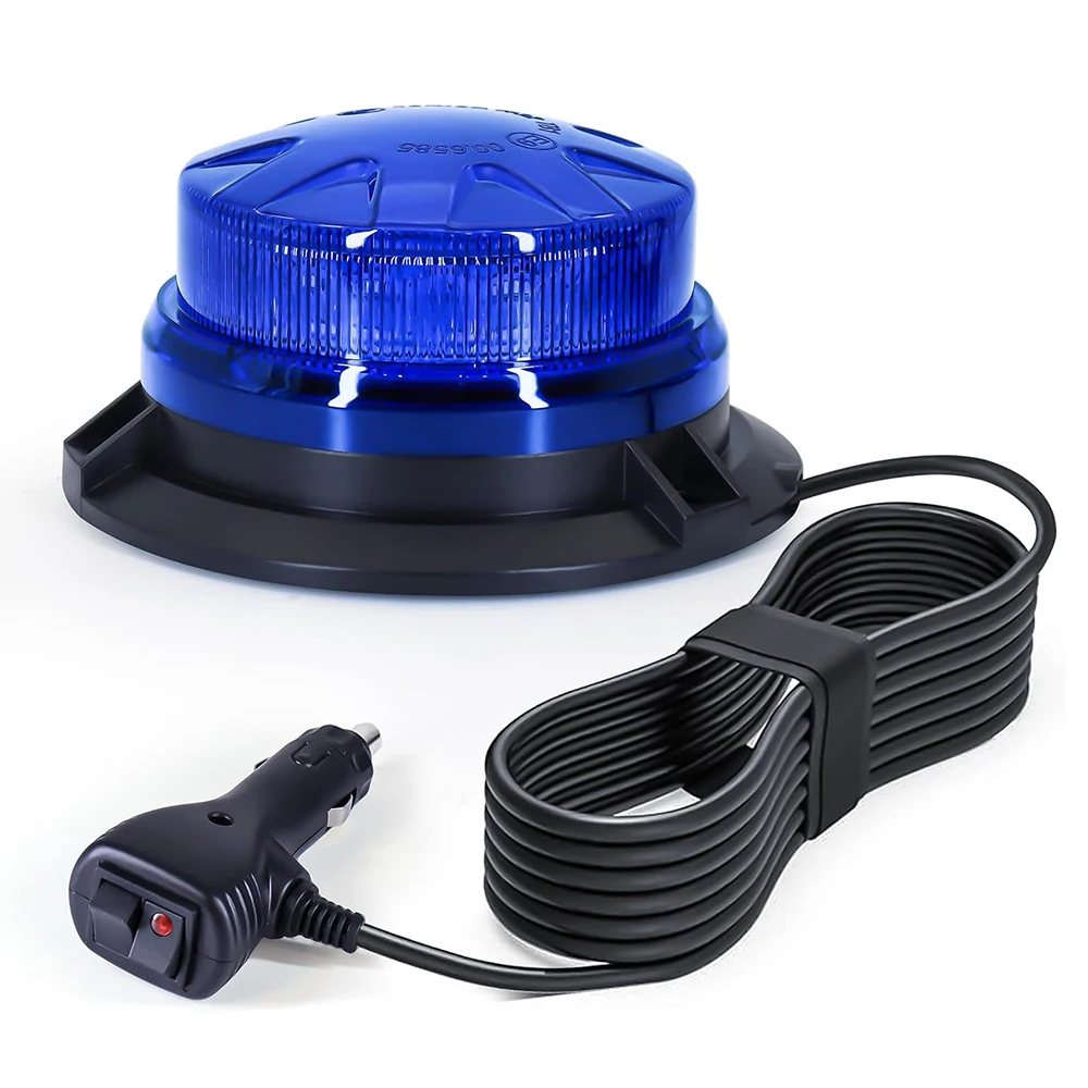 Янтарный Аварийный Сигнальный Светильник Для Автомобиля С Магнитным Основанием