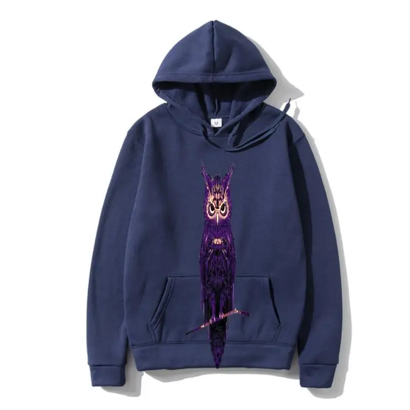

Steampunk Owl Punk Purple Mens Outerwear Hoody Hoodys Sweatshir AK26 Hoodies