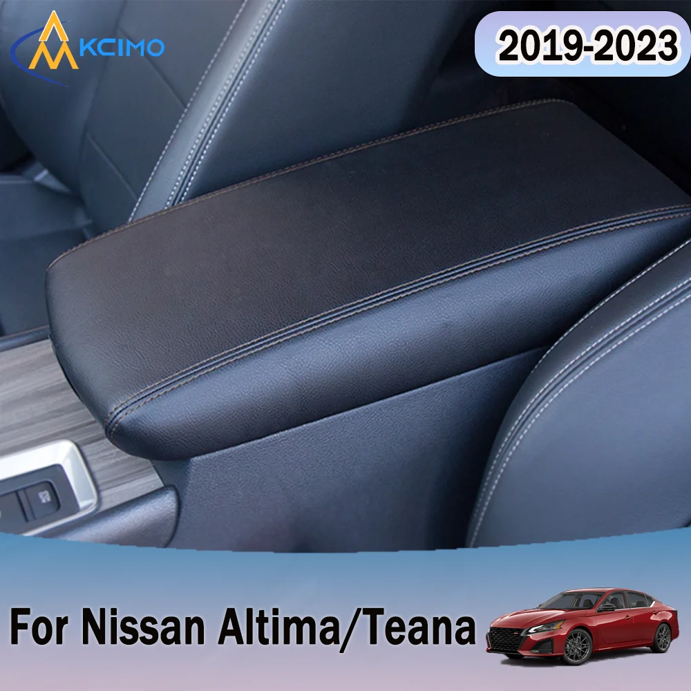 Фото Для Nissan Altima/Teana 2019 2020 2021 2022 2023, подлокотник с автоматическим центральным управлением, чехол из искусственной кожи, защита от царапин №1