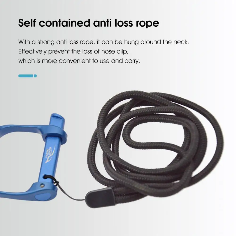 

5 Colors Helpful Universal Diving Nose Clip Convenient Carrying Nose Clip Anodizing for Adults