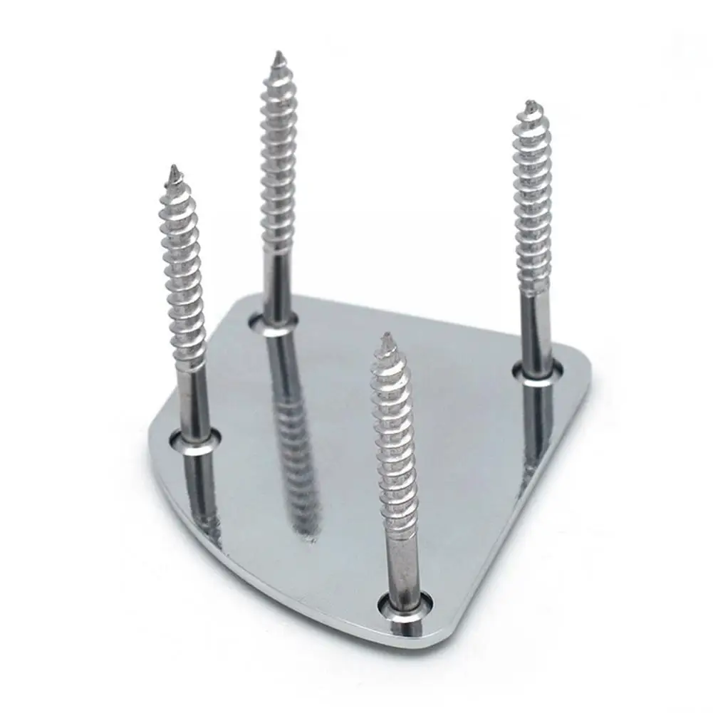 

Пластина на шею гитары с 4 винтами для соединения бас-гитары, соединительные пластины на шею, аксессуары для гитары B4n1