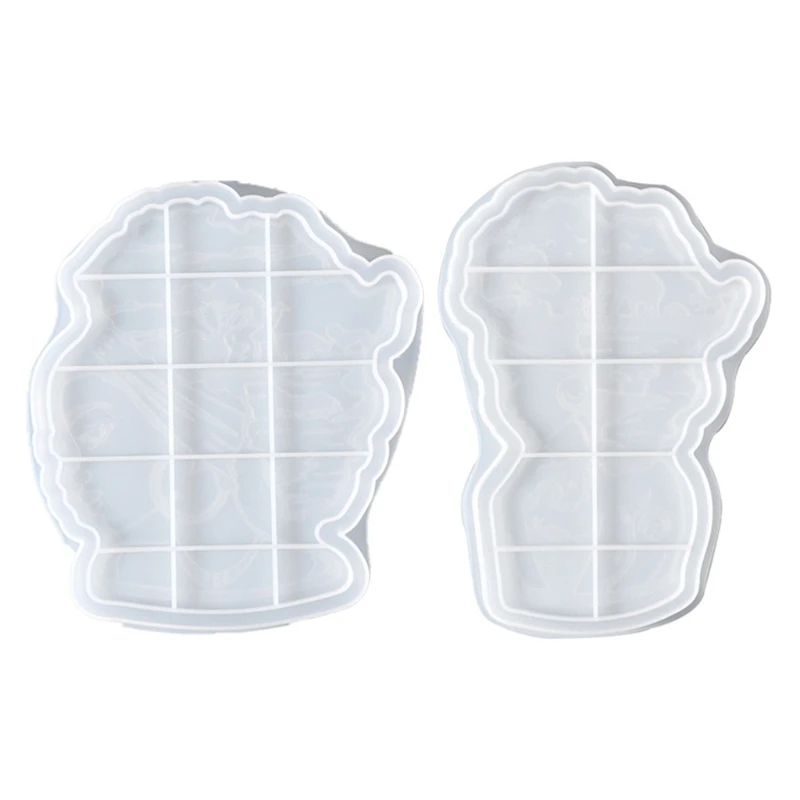 

DIY Afro Female Tray Epoxy Resin Mold Fruit Serving Board Casting Silicone Mould