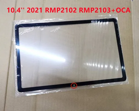 Новое оригинальное Переднее стекло (не сенсорный экран), ЖК-дисплей, внешняя панель + OCA для OPPO Realme Pad 10,4 2021 RMP2102 RMP2103
