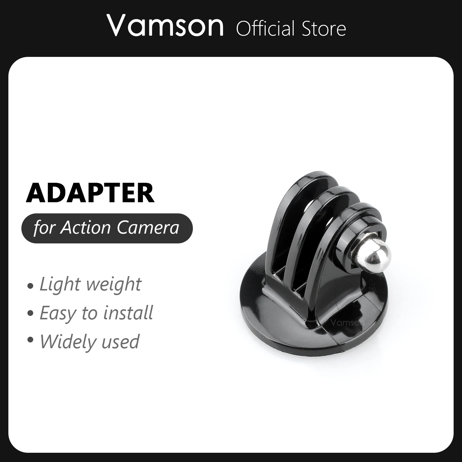 

Vamson for Go Pro Accessories Mini Monopod Tripod Mount Adapter for GoPro Hero 11 10 9 8 7 6 5 4 3+ 2 for Yi 4K VP101