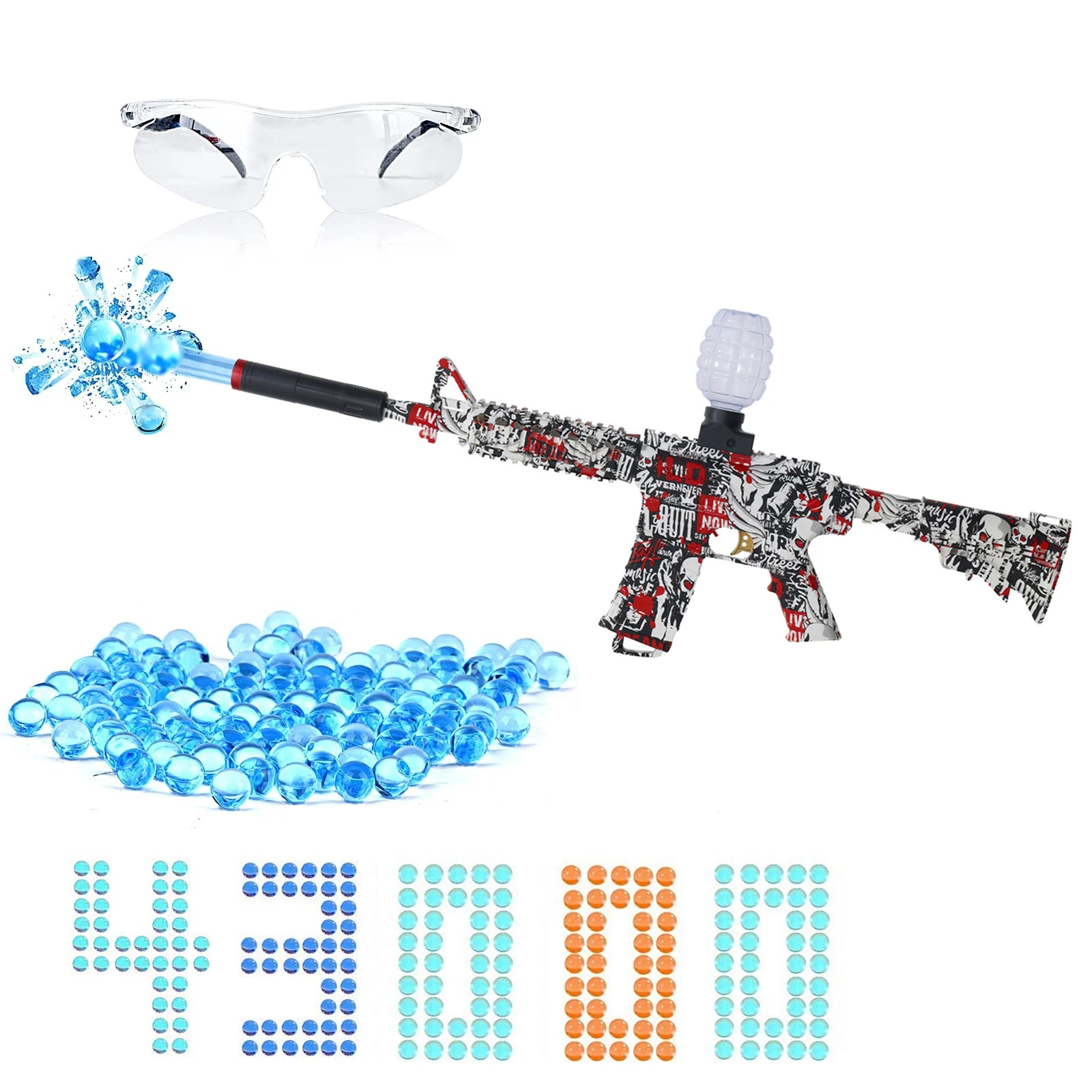 

Electric Water Ball Beads Gel Blaster Gun Toys M416 Shooter Rifle Weapon CS Fighting Outdoor Game Airsoft for Children Adult