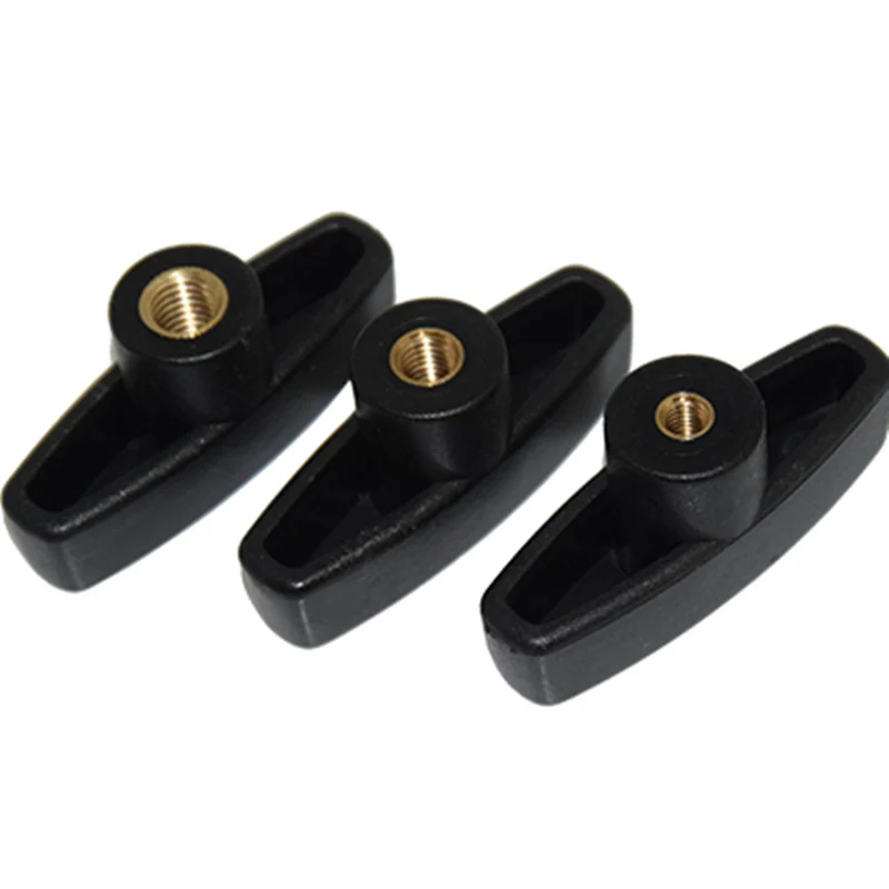 

Ручная гайка 2 шт./лот M6 M8 M10 65 # T Тип ручная регулировочная гайка/Т Тип пластиковая головка ручные гайки дерево сливовый болт