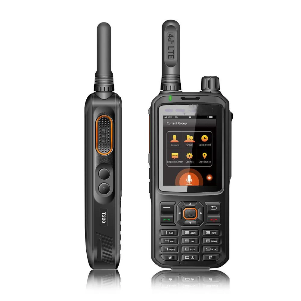 

IP internet two way radios zello real ptt poc network radio android system 4G wireless walkie talkie T320
