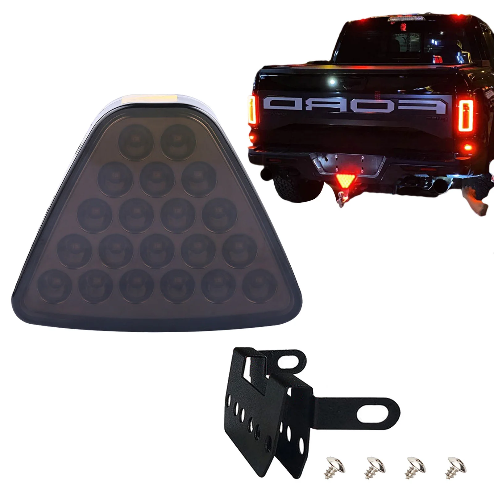 

Автомобисветильник светодиодный стоп-сигнал 12 В, автомобильный стробоскоп, парковочный фонасветильник, сигнал треугольника, задсветильни...