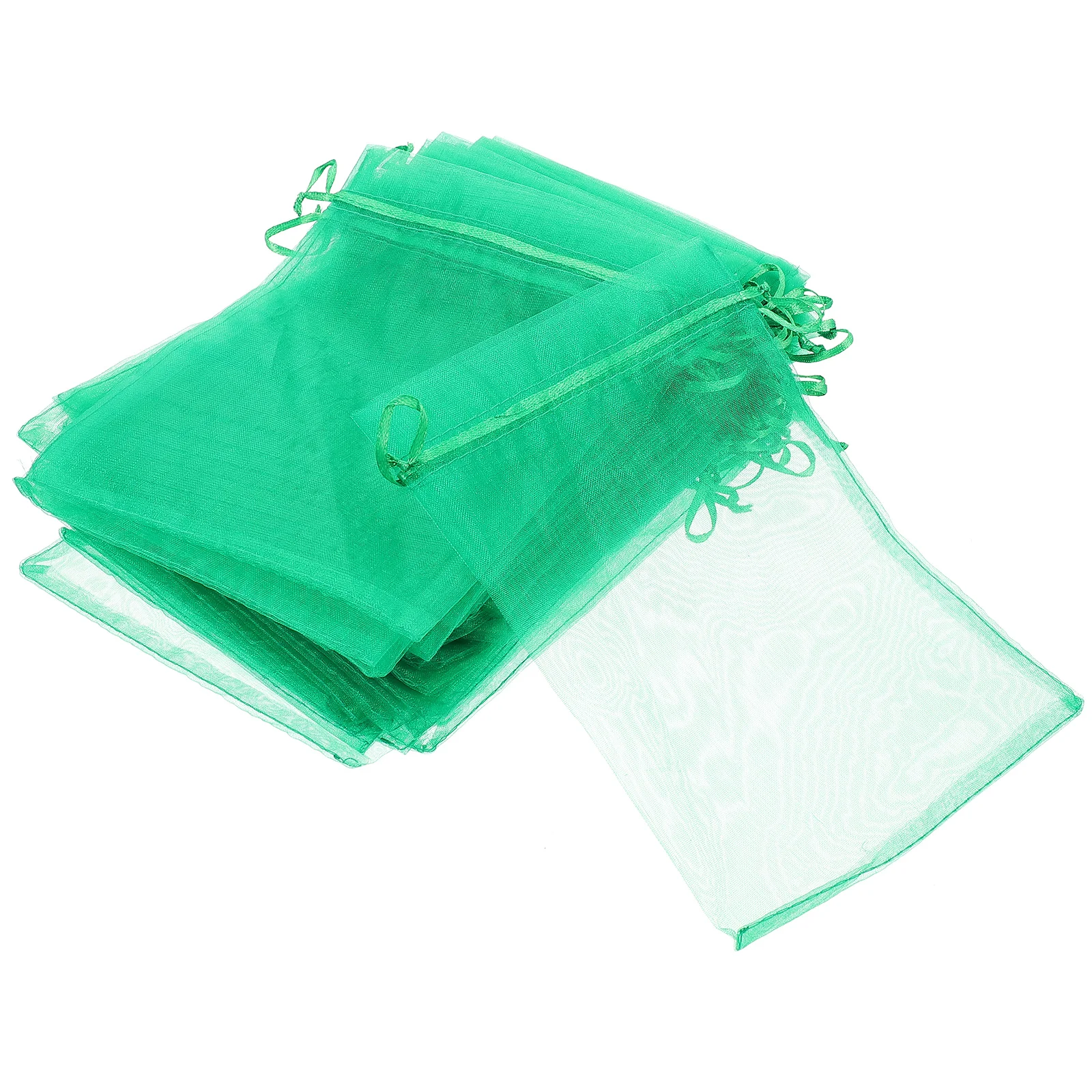 

50 Pcs Fruit Protection Bag Netting Barrier Strawberry Grow Bags Anti-fly Garden Mesh Organza Growing