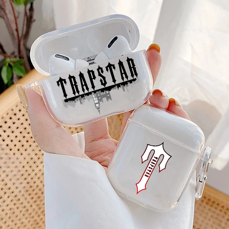 

Trapstar Letter Case for Apple Airpods Pro 2 1 3 Shockproof Protection Air Pods Earphone Box Soft Silicone Cover Funda Coque