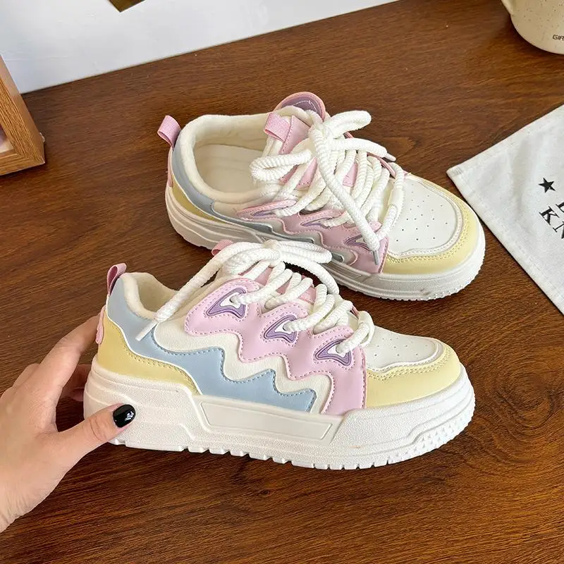 Женская обувь на платформе универсальные повседневные женские кроссовки сабо