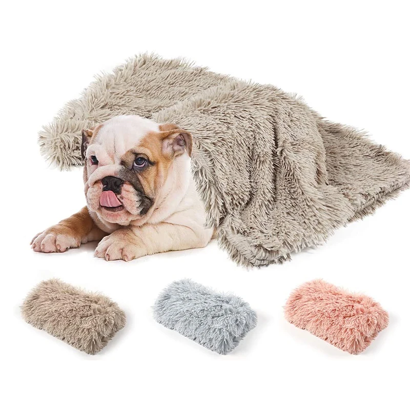 

Long Plush Pet Cat Dog Blanket Bed Mats Deep Sleeping Soft Thin Covers For All Season Bed Use Blankets Cat Mattress