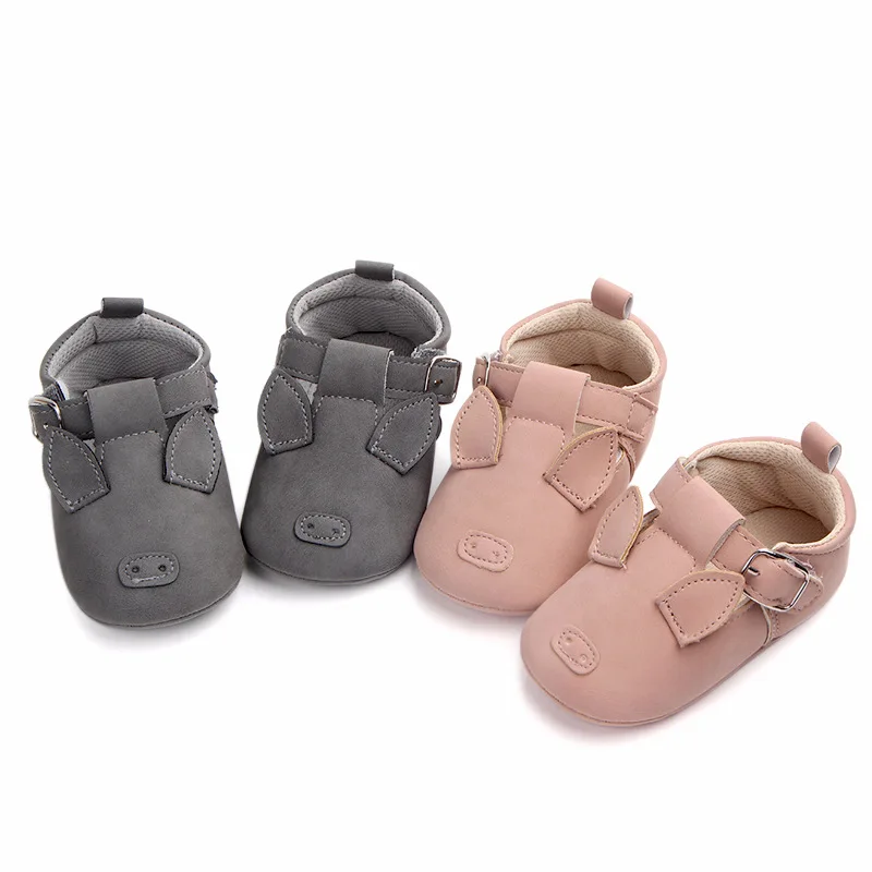 2022 Cute Animal Baby Shoes Boys Girls Soft Leather Moccasins Shoe Spring Infant Prewalkers Toddler Boy Newborn First Walkers images - 6