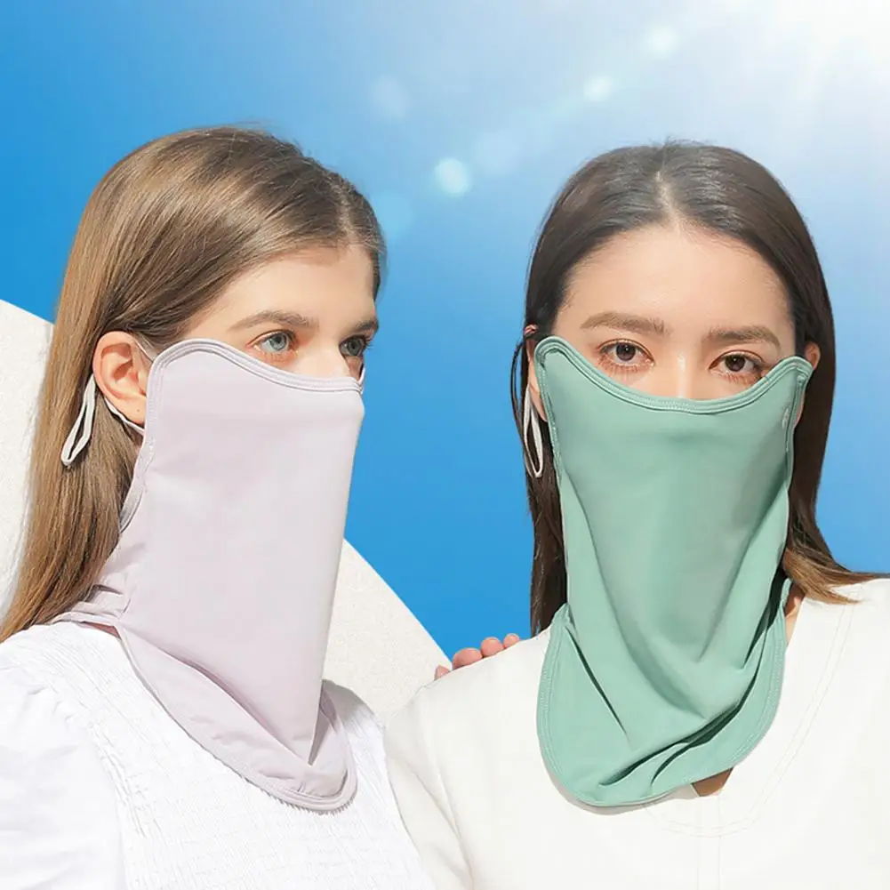 

Велосипедный солнцезащитный шарф бандана для занятий спортом на открытом воздухе однотонный чехол для лица и шеи Портативные водонепрониц...