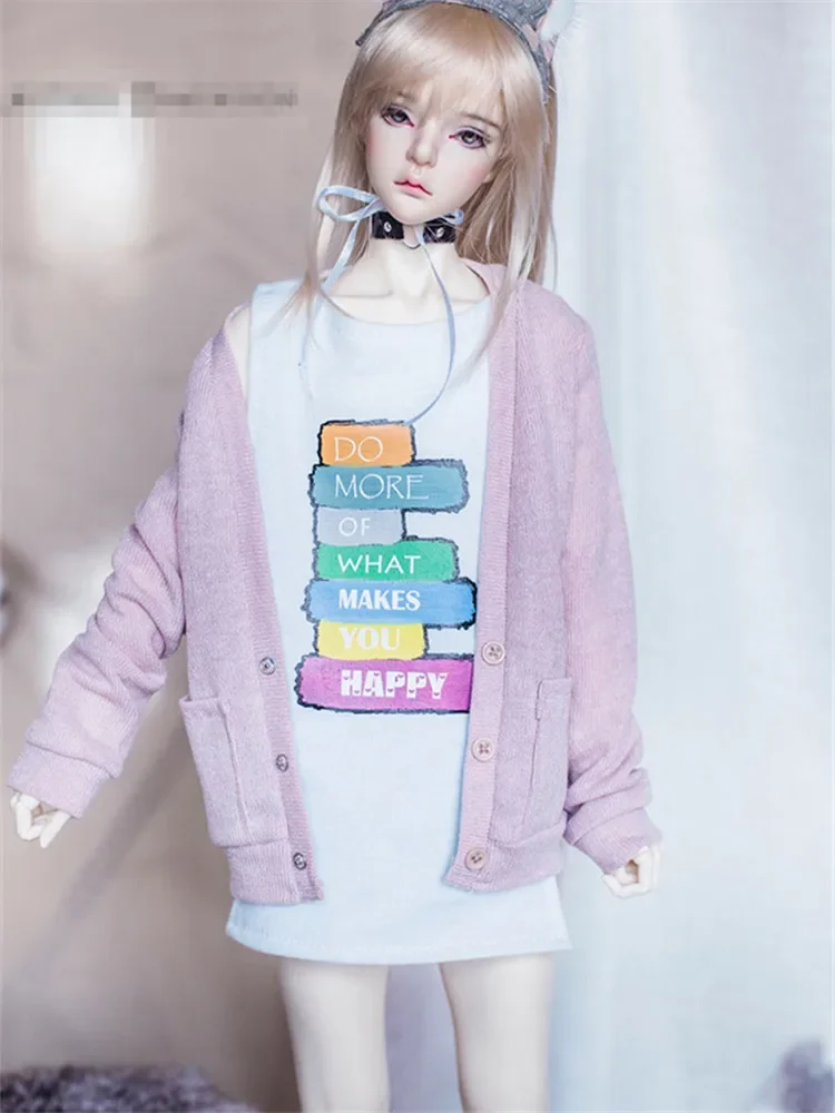 Повседневный кардиган свитер пальто для BJD MSD 1/3 SD13 кукольная одежда CMB256