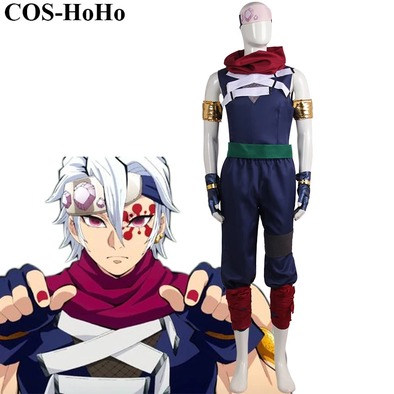 

Костюм для косплевечерние COS-HoHo из аниме «рассекающий демонов»: киметасу no Yaiba Uzui Tengen