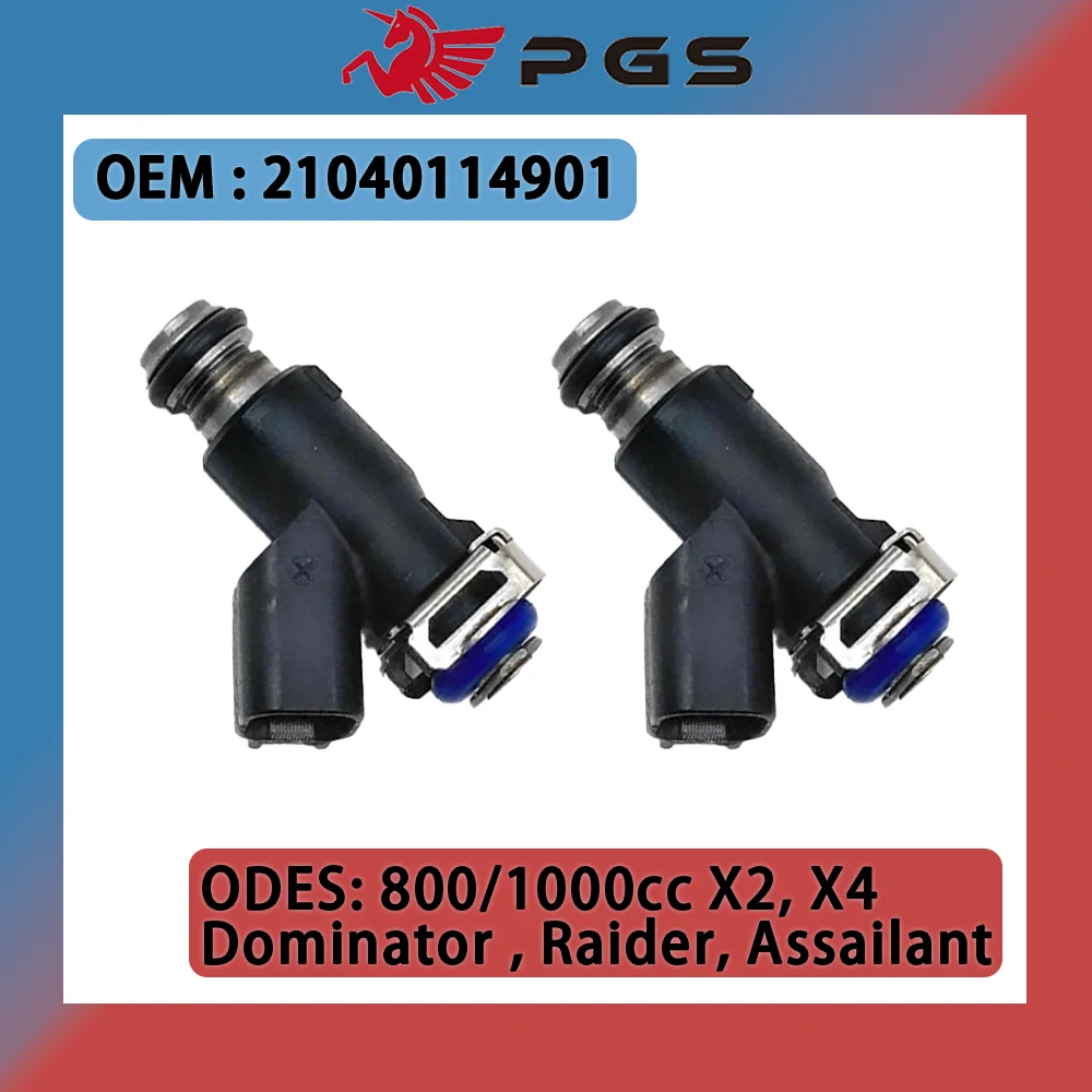 

2 шт. топливная форсунка 21040114901 Для ODES V-Twin 800 и 1000 UTV и ATV X2 X4 Dominator Raider Assailant 21040114901