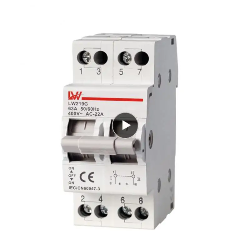 

Sf219g Protector Disconnector Switch Rail Mounted 1/2/3/4p Circuit Breaker 2023 Transfer Isolating Switch 63a Multi-protection
