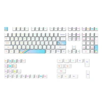 108 keys pbt keycaps cherry profile electronics game rainbow dye sub mechanical keyboard keycap for cherry mx switches