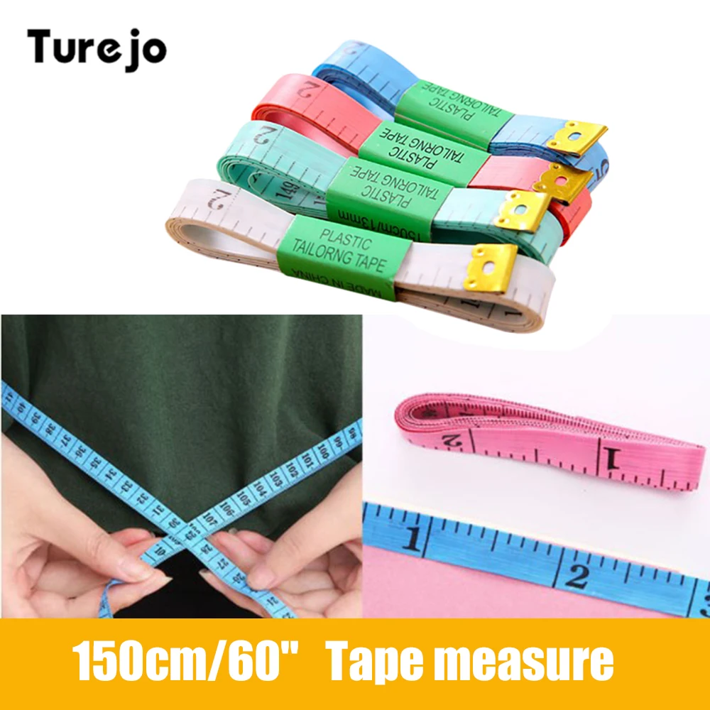 

150cm/60’’ Soft Body Measuring Ruler Sewing Tailor Tape Measure Centimeter Meter Sewing Measuring Tape Weight Loss Woodworking