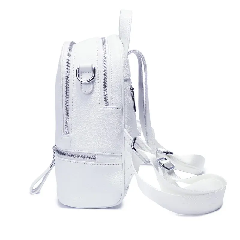 Рюкзак ZENCY из 100% натуральной коровьей кожи для женщин и девушек стильный ранец