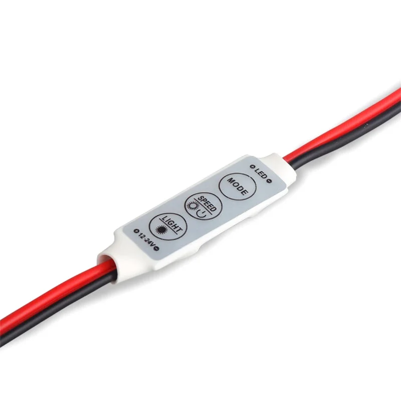 Мини-трехклавишный монохромный контроллер модуль светодиодной ленты 3-клавишная