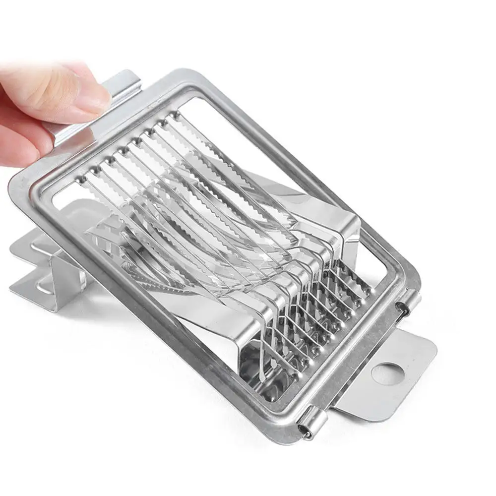 

Kitchen Stainless Steel Egg Cutter Wire Egg Slicer For Hard Boiled Eggs Sectione Cutter Mold Kitchen Tool Gadgets Accessories