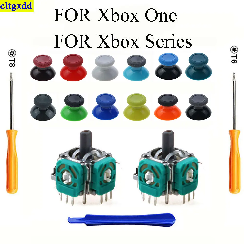 

Cltgxdd 2 PCS 3D Analog Joystick Stick Sensor Module Potentiometers & ThumbStick FOR Microsoft XBox One S X Series Controller