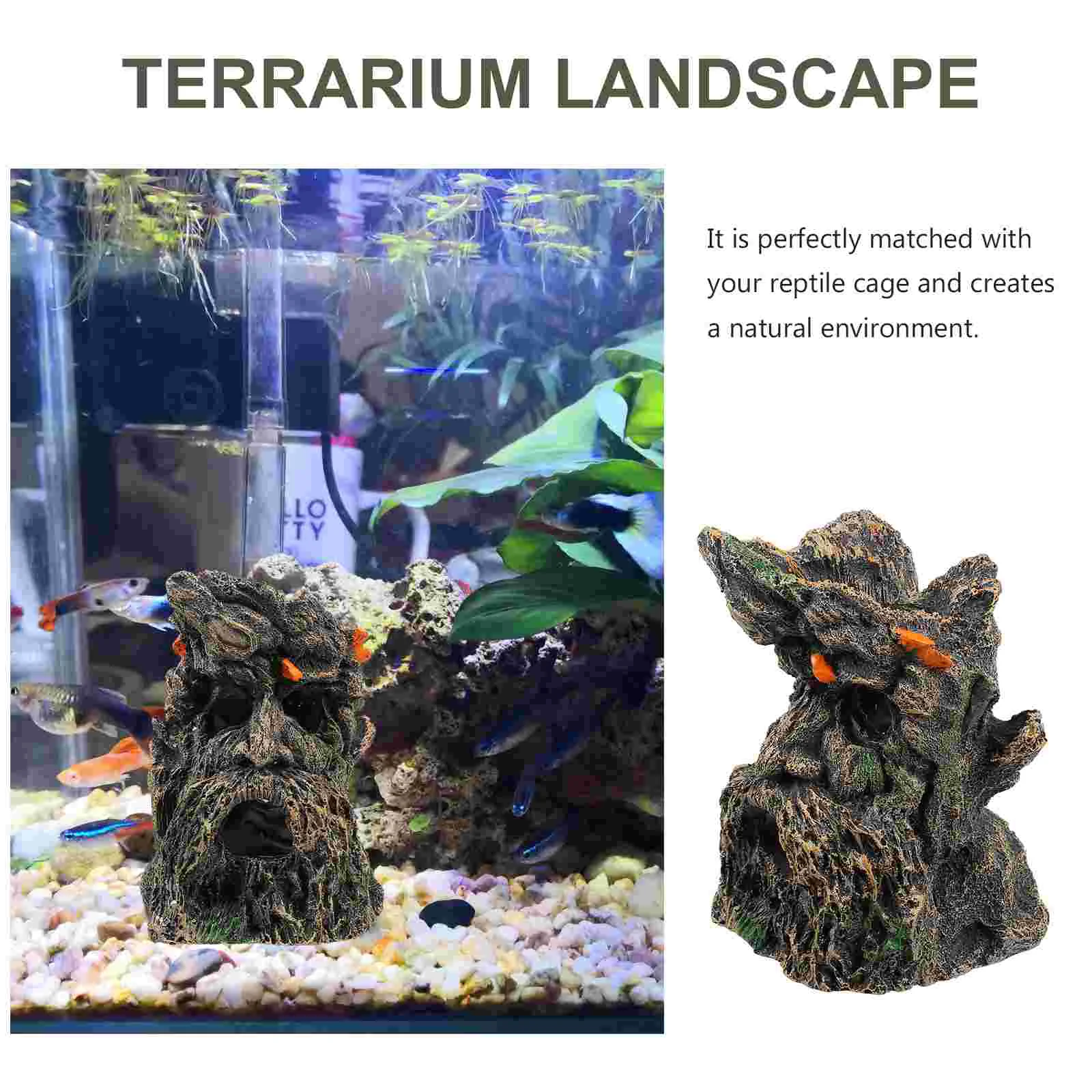 Террариум для рептилий обитания ствол старый человек Дракон бороды клетка