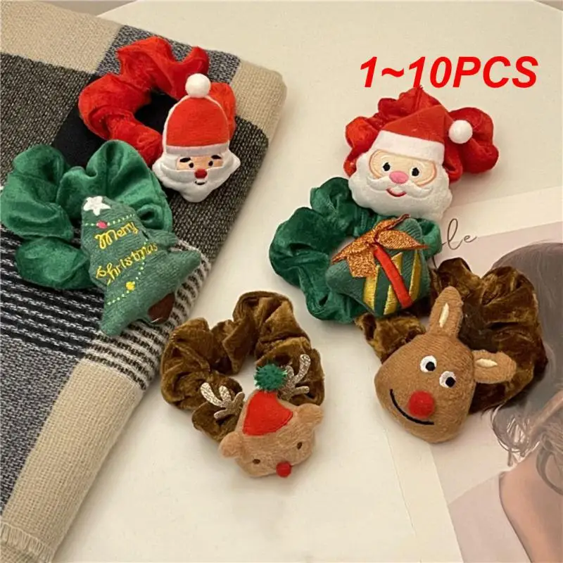 

1~10PCS Christmas Headwear Simple And Elegant Can Be Used As A Belt To Tie Hair Choose High-quality Elastic Rope