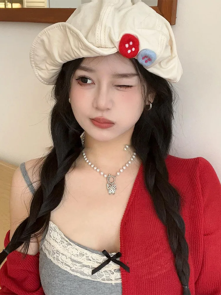 Японский модный хлопковый и льняной берет в стиле ретро женский 2024 новая кепка