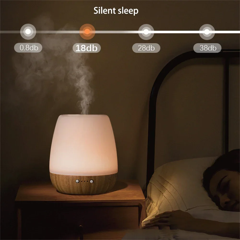 Ароматерапевтический диффузор настоящая деревянная бамбуковая резина стекло