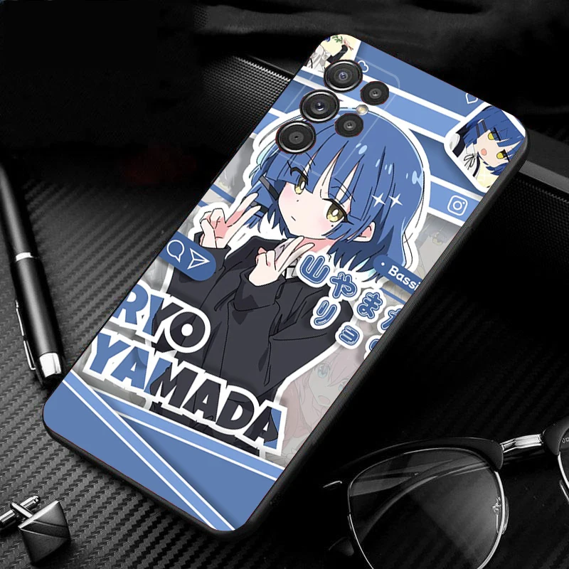 Чехол для телефона Samsung Galaxy S26 S25 S24 S23 S22 S21 Ultra S24 S23 S22 S21 S25 Plus S24 FE Anime Bochi The Rock Ryo Yamada (art.: 3920d8a3d588e) - 3920d8a3d588e